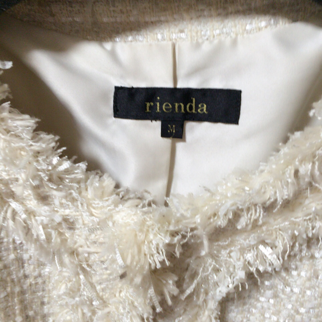 rienda(リエンダ)のrienda♡ツイードジャケット レディースのジャケット/アウター(ノーカラージャケット)の商品写真