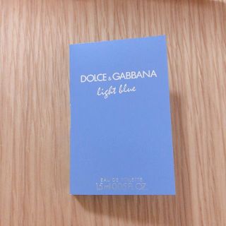 ドルチェアンドガッバーナ(DOLCE&GABBANA)のドルチェ＆ガッバーナ　香水（サンプル）(ユニセックス)