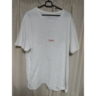 ギャップ(GAP)のGAP ビッグロゴ 半袖Tシャツ XLサイズ 白 ギャップ アメカジ カジュアル(Tシャツ/カットソー(半袖/袖なし))