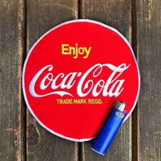 コカコーラ(コカ・コーラ)の【レア珍‼️】送料無料‼️ビンテージ CocaCola 大ワッペン デッド品(各種パーツ)