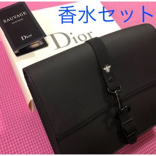 ディオール(Dior)の19(金)発送・箱・紐・香水付 Dior クラッチバッグ 非売品 SAUVAGE(セカンドバッグ/クラッチバッグ)