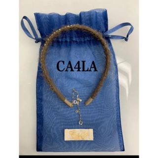 カシラ(CA4LA)のSALE❗️希少◡̈︎♡︎CA4LA ⑅❁︎カチューシャ　アクセサリー付き(カチューシャ)