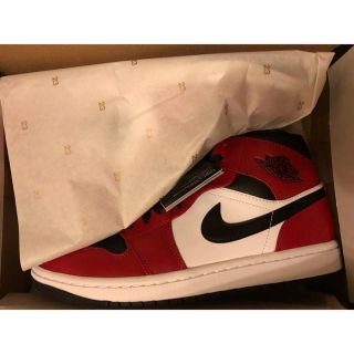 ナイキ(NIKE)のNIKE AIR JORDAN 1 MID CHICAGO BLACK TOE(スニーカー)