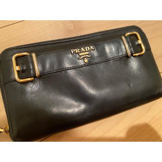 プラダ(PRADA)のPRADA プラダ　お財布　ブラック(財布)