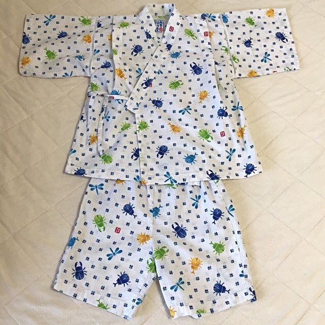 mikihouse(ミキハウス)の【美品です！】ミキハウス　甚平　110cm キッズ/ベビー/マタニティのキッズ服男の子用(90cm~)(甚平/浴衣)の商品写真