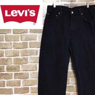 リーバイス(Levi's)の【リーバイス】メキシコ製デニムジーンズ550ブラックワンポイント刺繍ロゴタグ(デニム/ジーンズ)