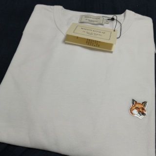 メゾンキツネ(MAISON KITSUNE')のメゾンキツネ Tシャツ 新品未使用 Sサイズ 白(Tシャツ/カットソー(半袖/袖なし))