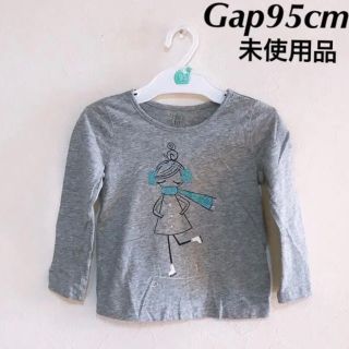 ベビーギャップ(babyGAP)の新品Gap 95cm‼️女の子　トップス  ロンT Tシャツ(Tシャツ/カットソー)