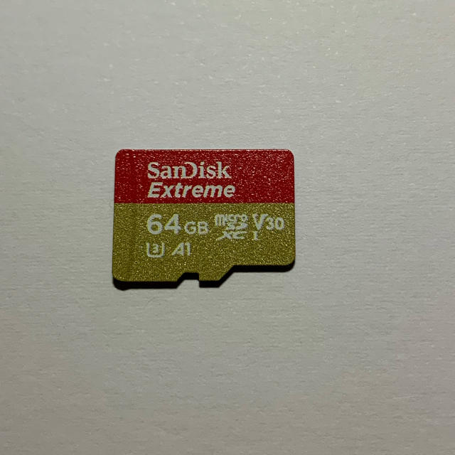 SanDisk(サンディスク)のSanDisk Extreme 64GB 2枚 UHS-I U3 V30 A1  スマホ/家電/カメラのカメラ(その他)の商品写真