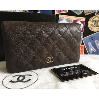 シャネル(CHANEL)のみゆき様専用 CHANEL キャビアスキン 長財布(財布)