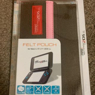 ニンテンドー2DS(ニンテンドー2DS)のNewニンテンドー2DS  LL フェルトポーチ   ブラウン(携帯用ゲーム機本体)