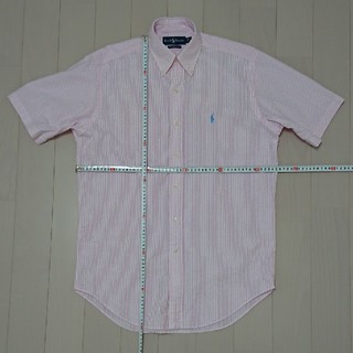 ラルフローレン(Ralph Lauren)のラルフローレン シャツ ピンク CLASSICFIT 日本サイズ相当Ｌ(シャツ)