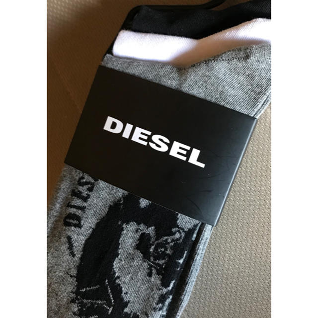 DIESEL(ディーゼル)の新品　DIESEL  ディーゼル　3足セット　ソックス メンズのレッグウェア(ソックス)の商品写真