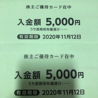 ニシマツヤ(西松屋)の西松屋 株主優待 10,000円分(ショッピング)