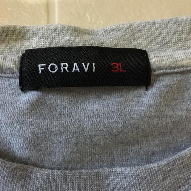 FORAVI プリントTシャツ（3L） メンズのトップス(Tシャツ/カットソー(半袖/袖なし))の商品写真