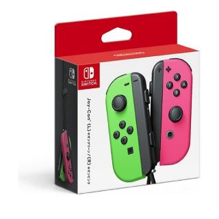 【任天堂純正品】Joy-Con (L) ネオングリーン/ (R) ネオンピンク(その他)