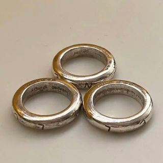 CHANEL - CHANEL シャネル シルバー 3連リングの通販 by E's shop