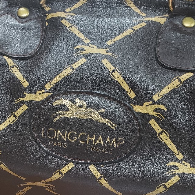 LONGCHAMP   ロンシャン ミニボストンバック レザーの通販 by かこまこ