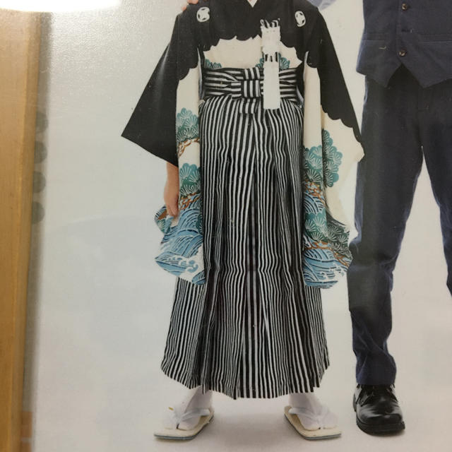 七五三　男の子　５歳　袴セット キッズ/ベビー/マタニティのキッズ服男の子用(90cm~)(和服/着物)の商品写真