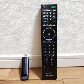 ブラビア(BRAVIA)のソニーBRAVIA KDL-32EX420　リモコン&専用無線LANアダプター(テレビ)