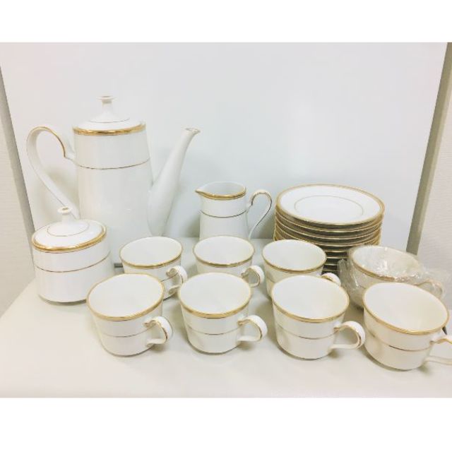 Noritake lvory china コーヒーカップセット