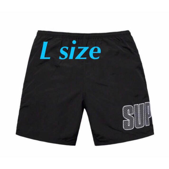 Lサイズ ★ Supreme Logo Applique Water Short