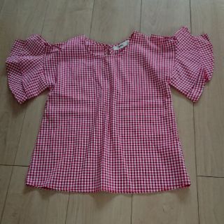 エムピーエス(MPS)の新品  MPS   ギンガムチェック トップス 120(Tシャツ/カットソー)