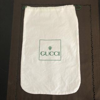 グッチ(Gucci)のGUCCI グッチ　巾着袋(コットン)  ショップ袋(ショップ袋)