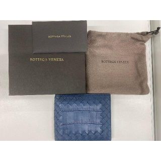 ボッテガヴェネタ(Bottega Veneta)のBOTTEGA VENETA：マットソフトクロコダイル　二つ折り財布コンパクト(折り財布)