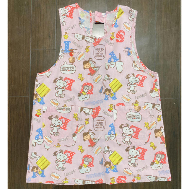 スヌーピー エプロン  キッズ/ベビー/マタニティのキッズ服女の子用(90cm~)(その他)の商品写真