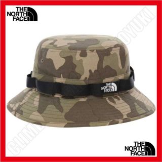 ザノースフェイス(THE NORTH FACE)の海外企画★　CALSS V BRIMMER HAT　カモ×白ロゴ　L/XL(ハット)