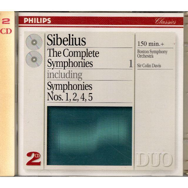 PHILIPS(フィリップス)の2CD  シベリウス 交響曲集（第1・2・4・5番）コリン・デイヴィスBSO エンタメ/ホビーのCD(クラシック)の商品写真