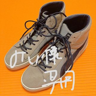 プーマ(PUMA)の【みぃ様専用】PUMA ハイカットスニーカー〇25㎝〇グレーコンビ〇限定品(スニーカー)