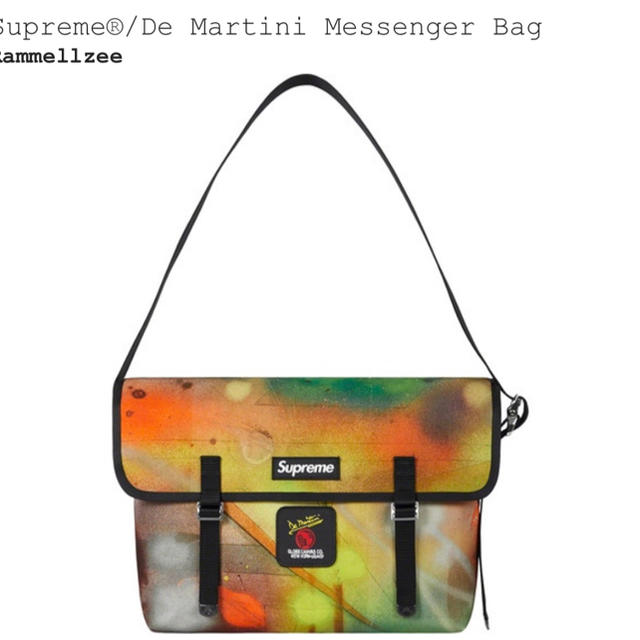 Supreme(シュプリーム)のシュプリーム　Supreme@De Martini Messenger Bag メンズのバッグ(メッセンジャーバッグ)の商品写真