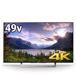 ソニー(SONY)の【SONY  BRAVIA】4Kテレビ49インチ(設置代金込み)(テレビ)