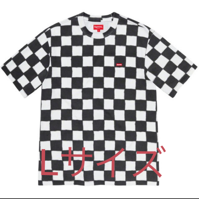 supreme small box logo tee cheker Lサイズ
