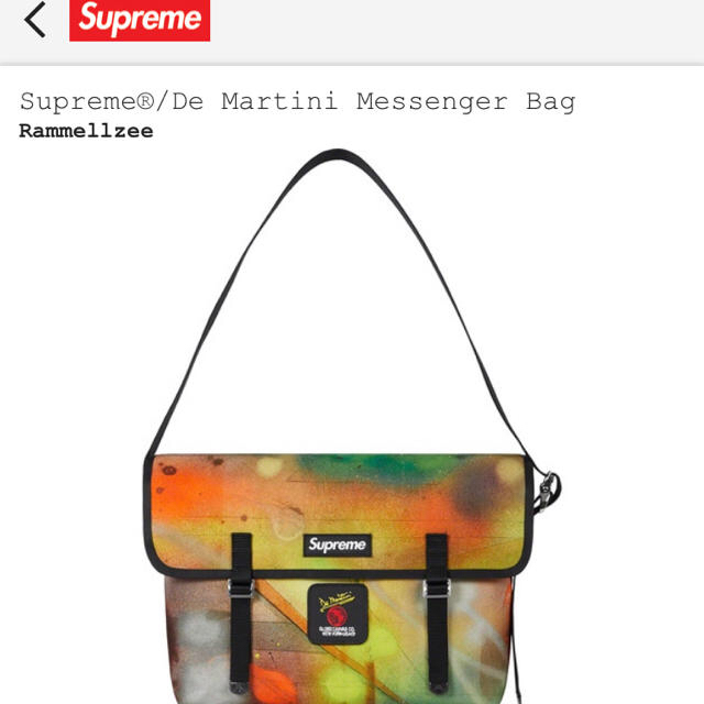 Supreme De Martini Messenger Bagバッグ