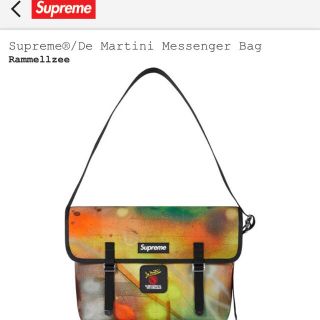 シュプリーム(Supreme)のSupreme De Martini Messenger Bag (ショルダーバッグ)