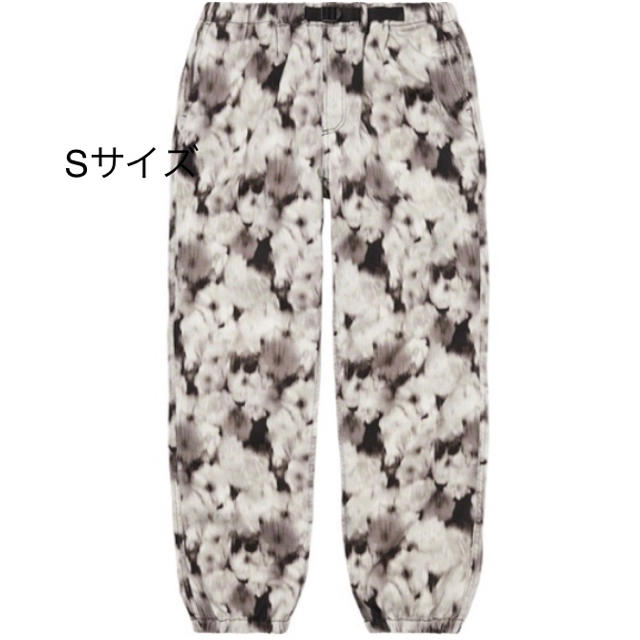 Supreme Liberty Floral Belted Pant S 黒