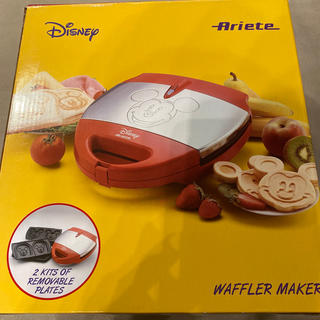 ディズニー(Disney)のデロンギ　ワッフルメーカー　ミッキー　ディズニー　ミッキーマウス　ariete(調理道具/製菓道具)