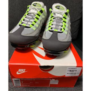 ナイキ(NIKE)の25cm NIKE AIR VAPORMAX 95 NEON US7(スニーカー)