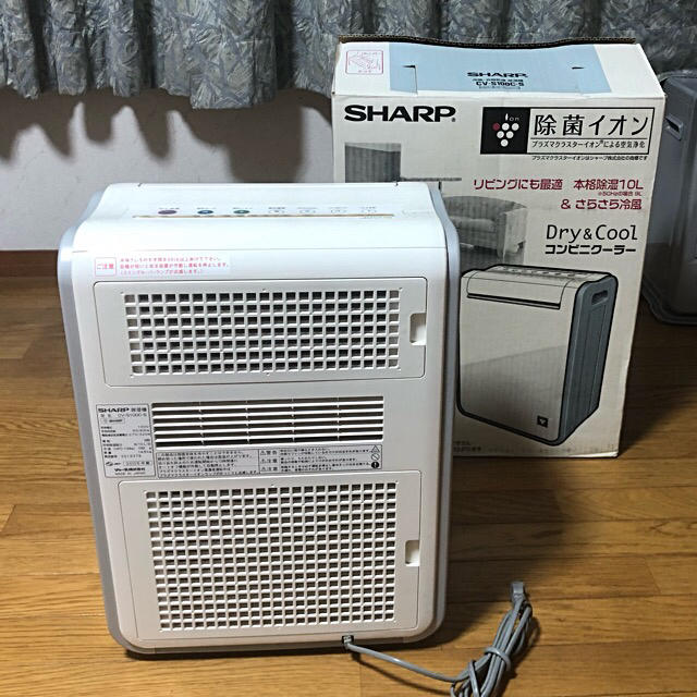 商品 SHARP 衣類乾燥機 除湿機 コンビニクーラー CV-T100C-A | flora