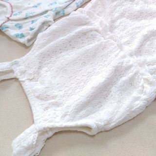 エイチアンドエイチ(H&H)のbaby 60～70 白キャミのみになります(ロンパース)