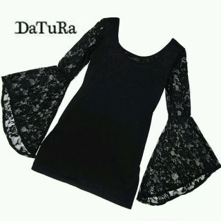 ダチュラ(DaTuRa)の☆超お値下げ！未使用☆ダチュラ黒ワンピ(ミニワンピース)