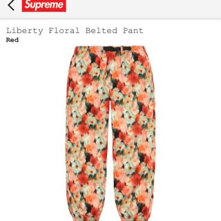 シュプリーム(Supreme)の鯛様専用supreme Liberty Floral Belted Pant(ワークパンツ/カーゴパンツ)