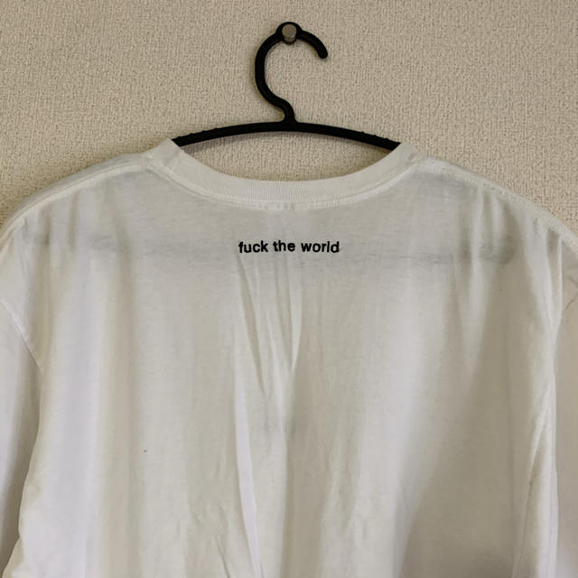 Supreme 白T 黒ロゴ L Tシャツの通販 by ssshop｜シュプリームならラクマ - supreme fucktheworld 野村周平 安いセール