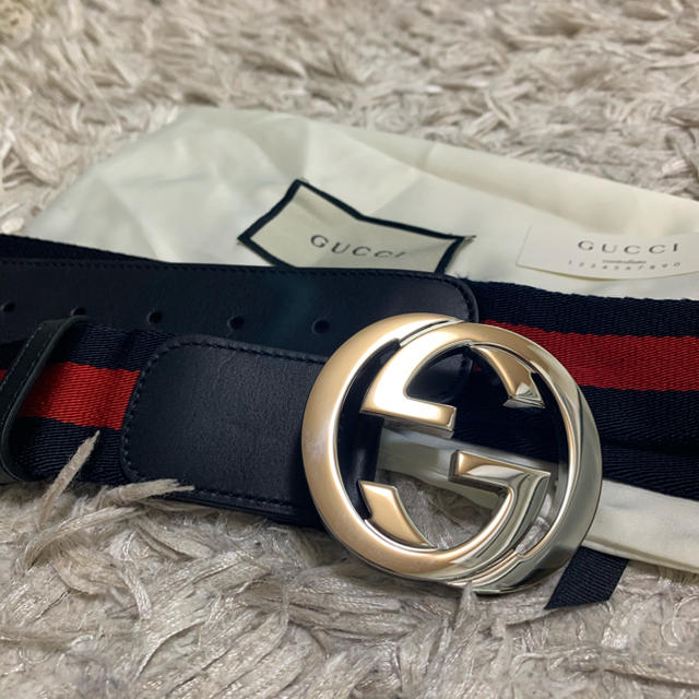 GUCCI グッチ】シェリーライン ベルト インターロッキング G-