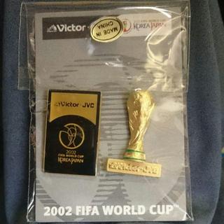 ビクター(Victor)の【非売品】2002FIFAワールドカップ ピンバッチ〈 Victor・JVC〉(ノベルティグッズ)