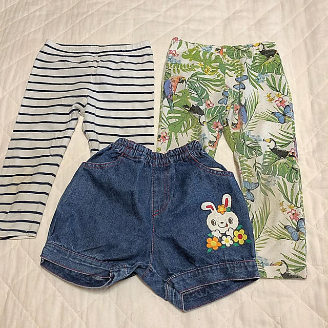 Old Navy(オールドネイビー)の女児パンツ、スパッツ　3点セット キッズ/ベビー/マタニティのキッズ服女の子用(90cm~)(パンツ/スパッツ)の商品写真