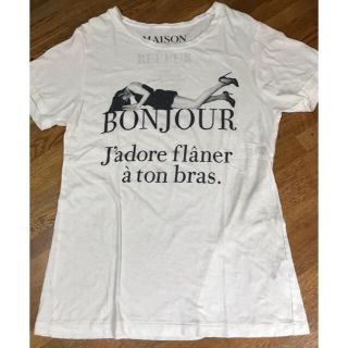 メゾンドリーファー(Maison de Reefur)のMaison de Reefur メゾンドリーファー　BONJOUR Tシャツ(Tシャツ(半袖/袖なし))